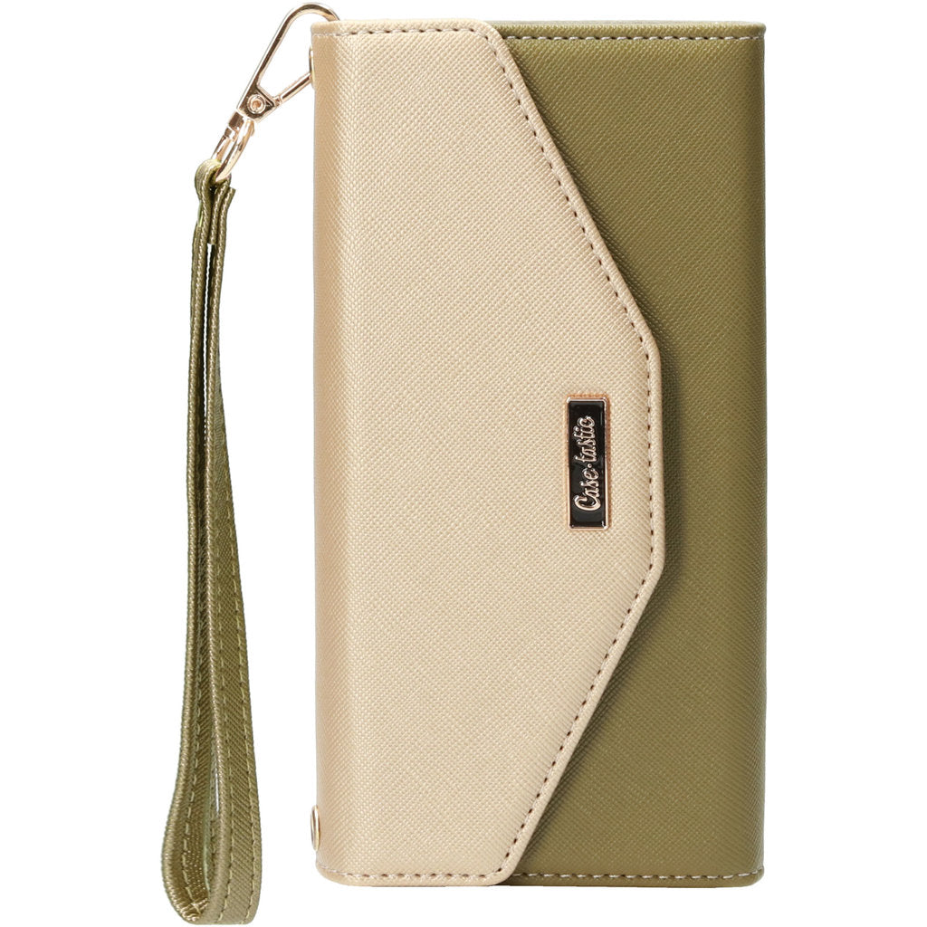Casetastic Clutch Apple iPhone 12/12Pro Gold/Grün