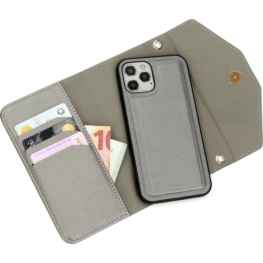 Casetastic Clutch Apple iPhone 12/12 Pro Gold/Silver