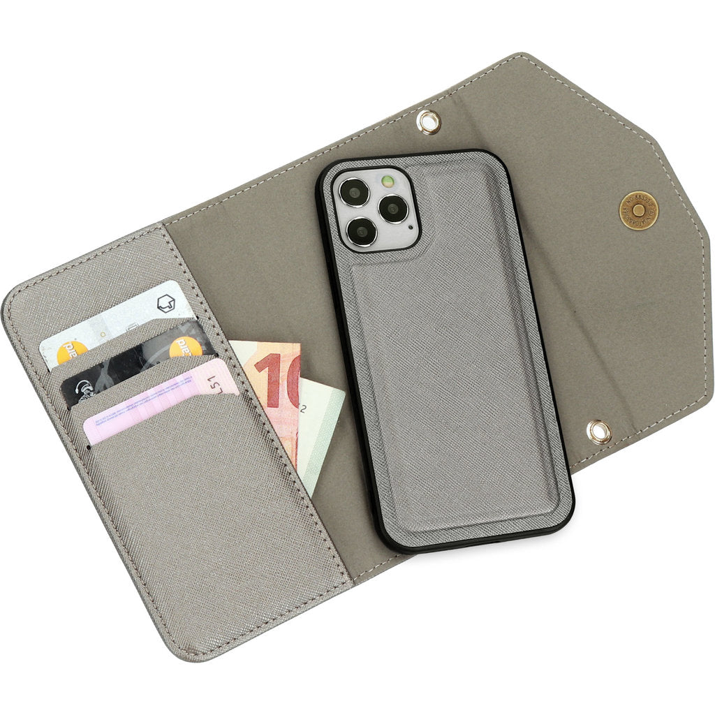 Casetastic Clutch Apple iPhone 12/12 Pro Gold/Silver