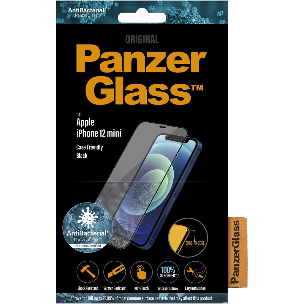 PanzerGlass Apple iPhone 12 Mini Schwarz CF Super+ Glas