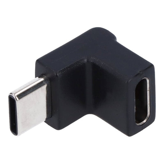 10Gbps Haakse (B/O) USB-C (Female) naar USB-C (male) verleng / koppel stuk adapter