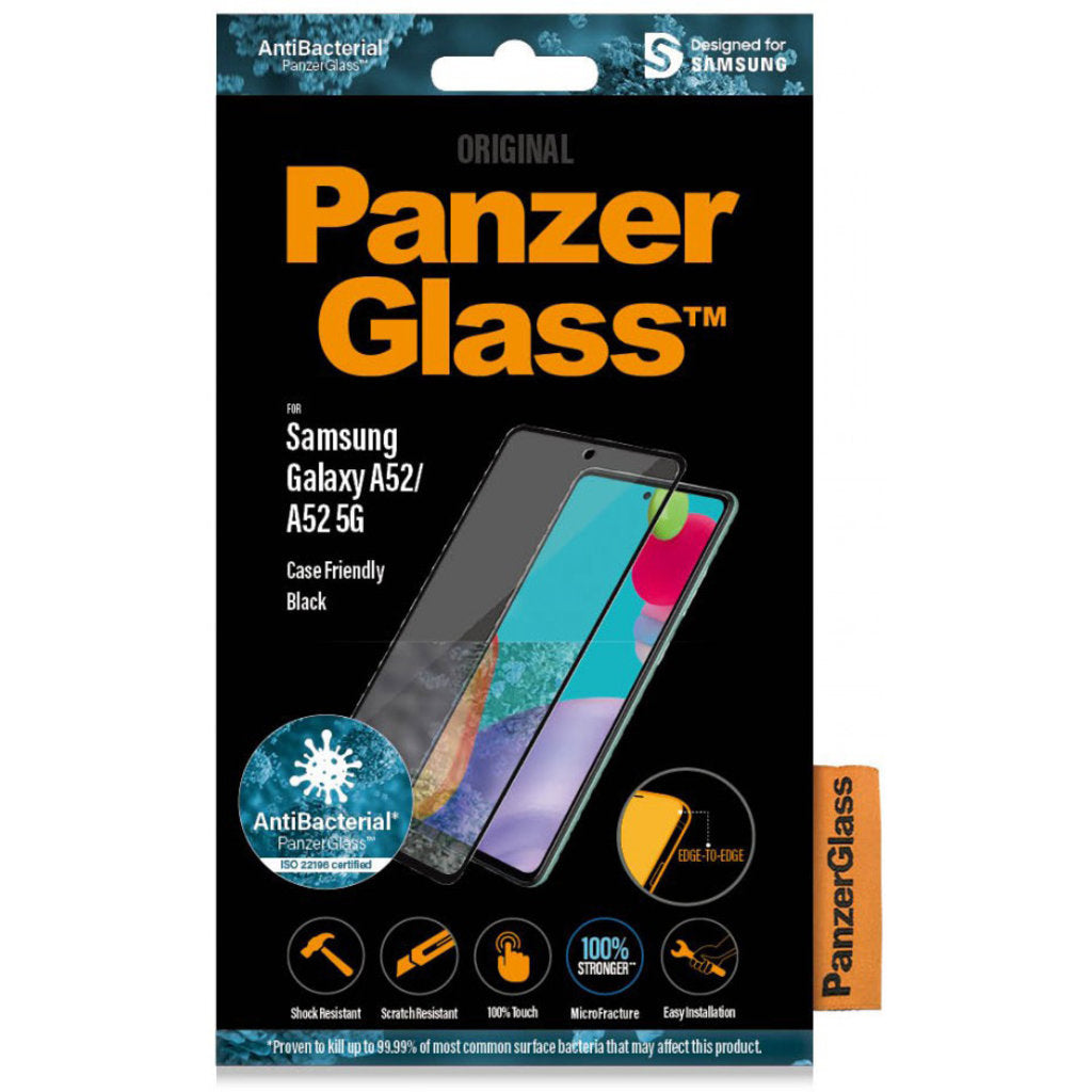 PanzerGlass Samsung Galaxy A52 4G/5G/A52s/A53 (2022) Black CF Super + Glas