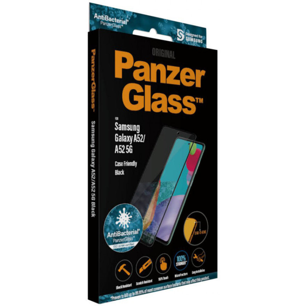 PanzerGlass Samsung Galaxy A52 4G/5G/A52s/A53 (2022) Black CF Super + Glas