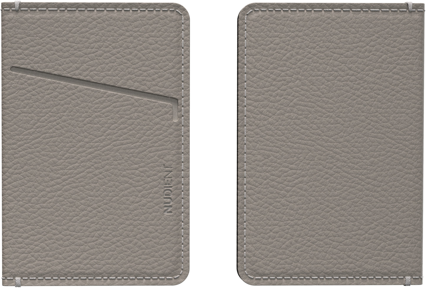 Nudient Card Holder Leather Clay Beige