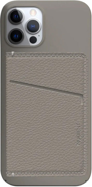 Nudient Card Holder Leather Clay Beige