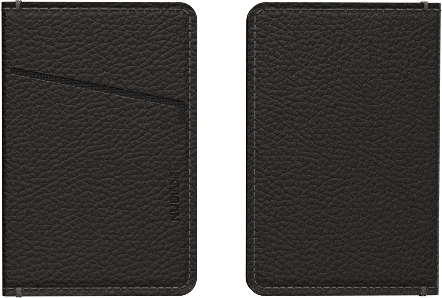 Porte-cartes en cuir Nudient Ink Black