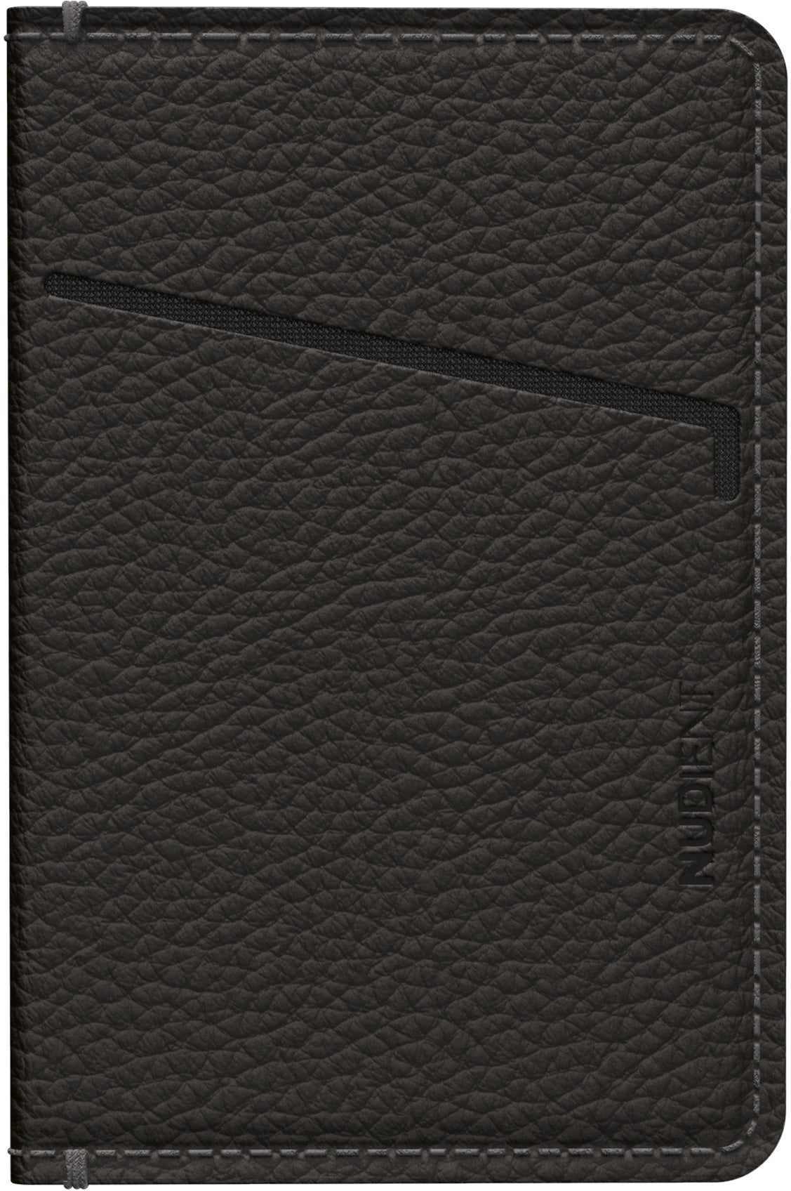 Porte-cartes en cuir Nudient Ink Black