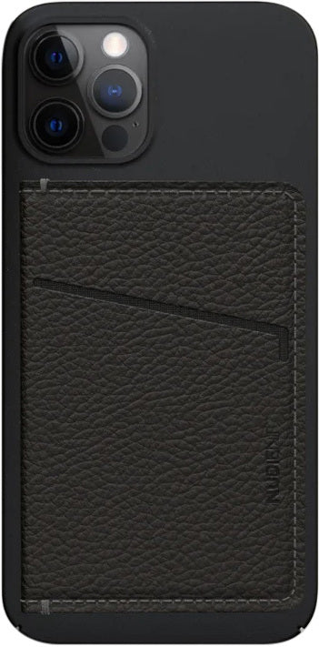 Porte-cartes en cuir Nudient Ink Black