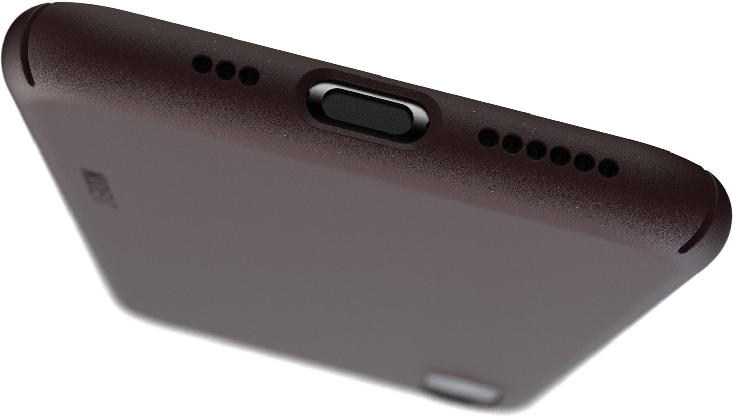 Nudient Thin Precise Case Apple iPhone XS V3 Sangria Red