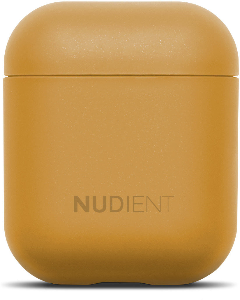 Nudient Apple Airpods 1/2 Case V1 Saffron Yellow