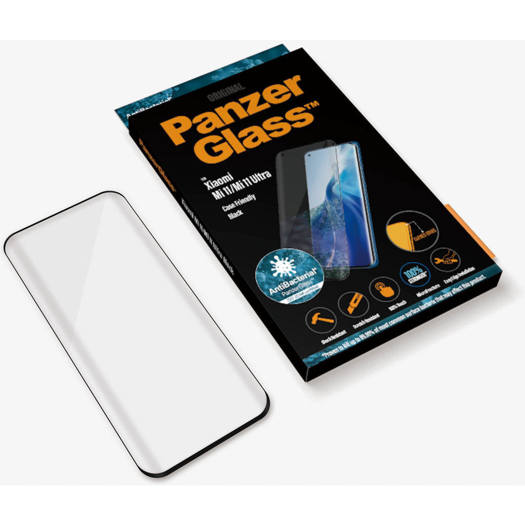 PanzerGlass Xiaomi Mi 11/Mi 11 Ultra Black CF Super+ Glass AB