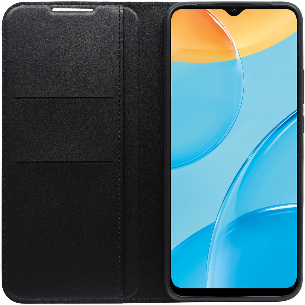 OPPO A15 Wallet Case Black