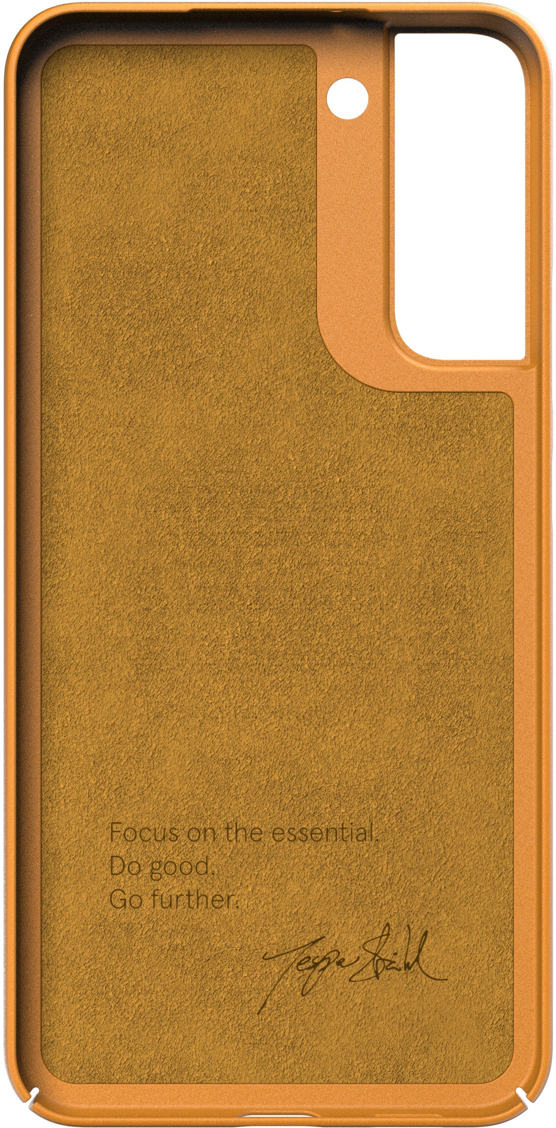 Nudient Thin Precise Case Samsung Galaxy S22 Plus V3 Saffron Yellow