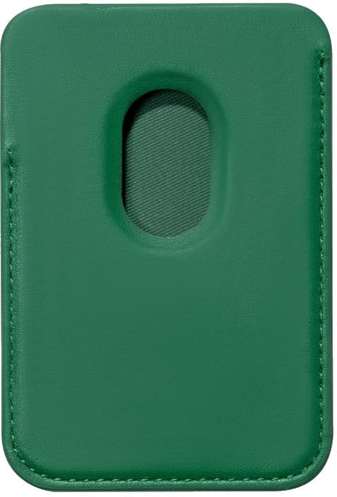 Nudient Card Holder 2022 Leather Emerald Green