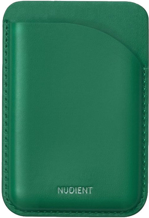 Nudient Card Holder 2022 Leather Emerald Green