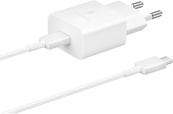 Samsung USB-C Wall Charger 15W PD White incl USB-C to USB-C cable 1m