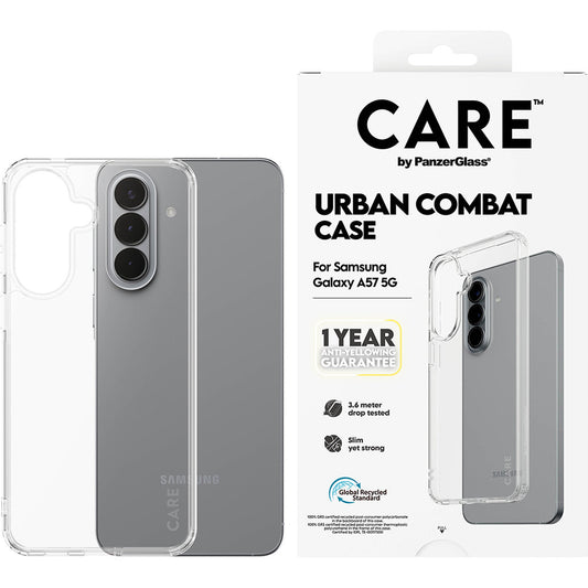 CARE by PanzerGlass Urban Combat Case Transparent Samsung Galaxy A57 5G