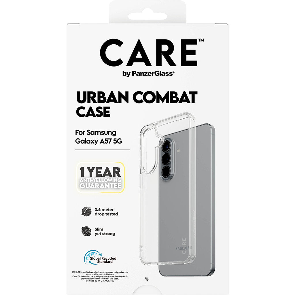 CARE by PanzerGlass Urban Combat Case Transparent Samsung Galaxy A57 5G