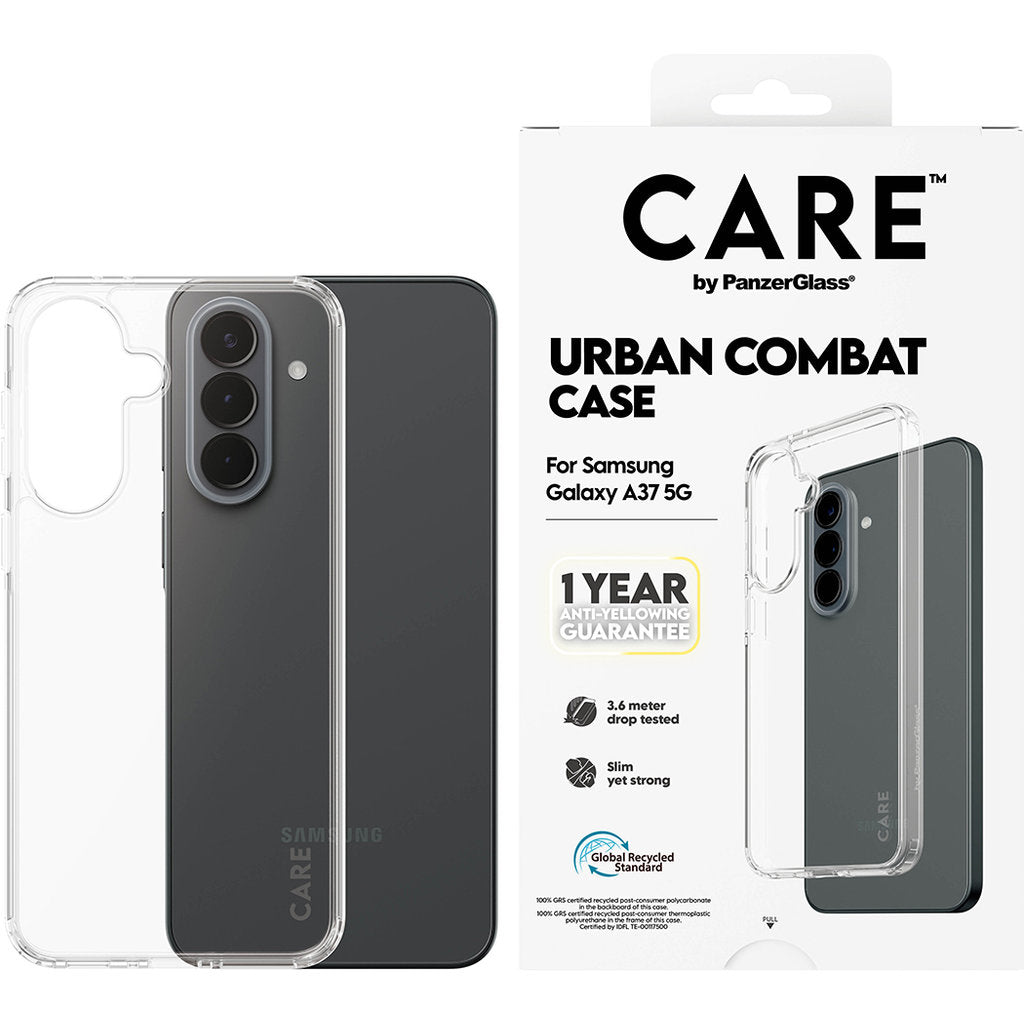 CARE by PanzerGlass Urban Combat Case Transparent Samsung Galaxy A37 5G