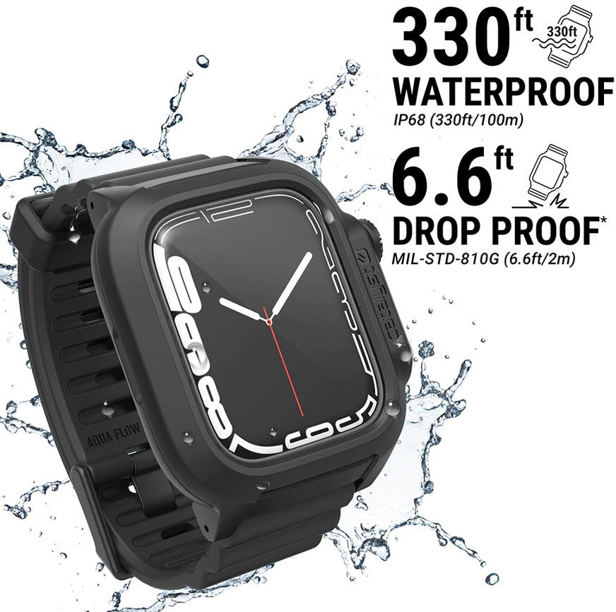 Catalyst Waterproof Case Apple Watch Series 7/8/9 45mm Schwarz