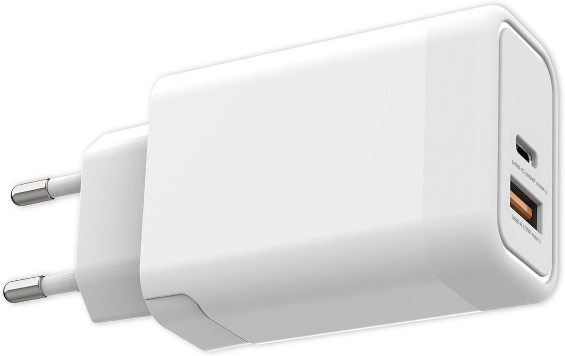 Chargeur mural 4SMarts VoltPlug 45W avec GaN Blanc