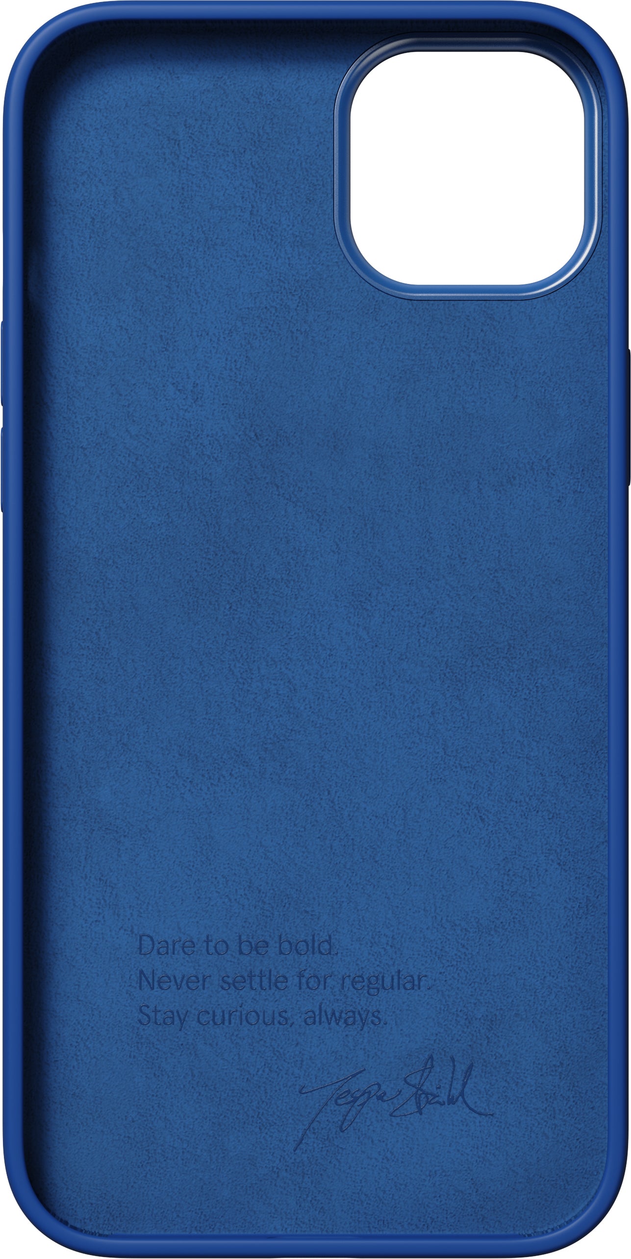 Nudient Coque Bold Apple iPhone 14 Plus Bleu Signature