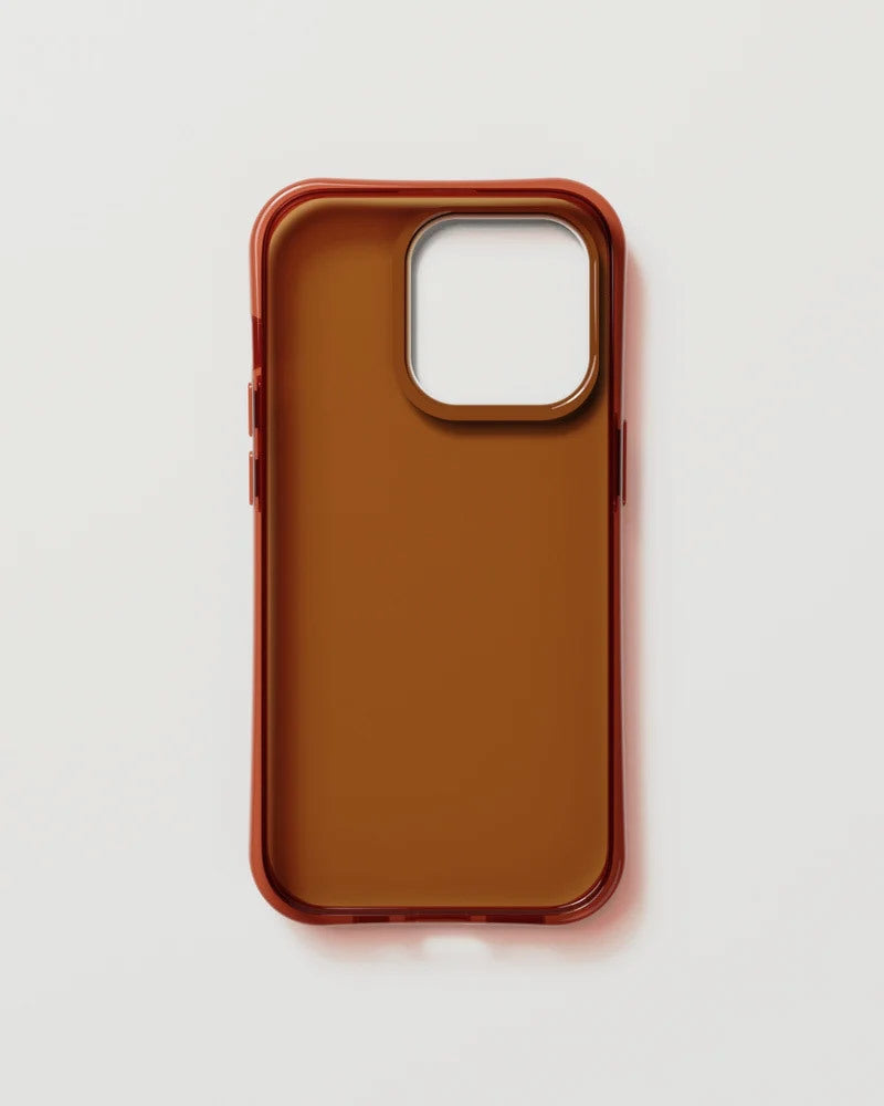 Nudient Form Case Apple iPhone 14 Pro Transparent Braun