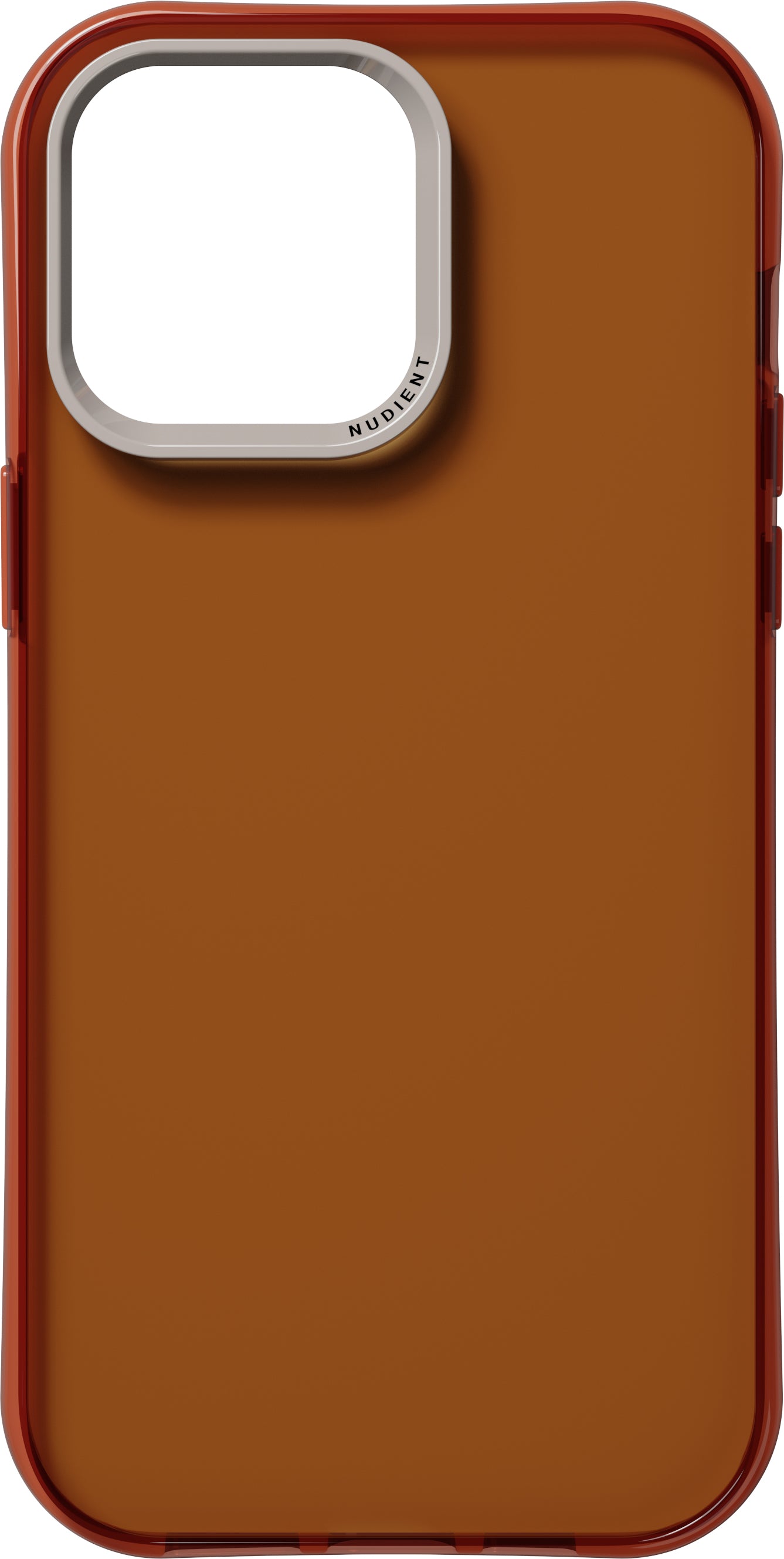 Nudient Coque Fine Apple iPhone 14 Pro Max Transparent Marron