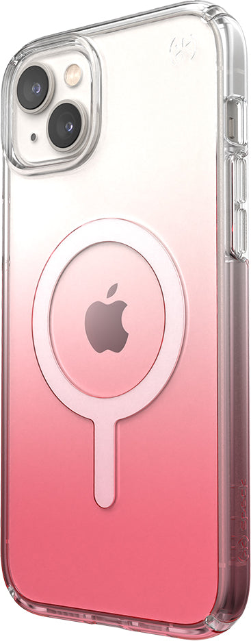 Speck Presidio Perfect Clear Ombre + MS Apple iPhone 14 Plus/15 Plus Vintage Rose - with Microban