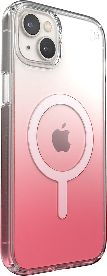 Speck Presidio Perfect Clear Ombre + MS Apple iPhone 14 Plus/15 Plus Vintage Rose - with Microban