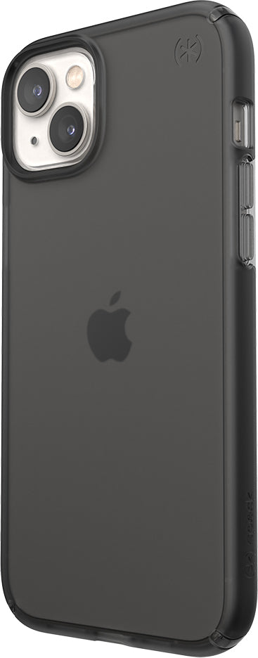 Speck Presidio Perfect Clear Mist Apple iPhone 14 Plus/15 Plus Obsidian Black - with Microban