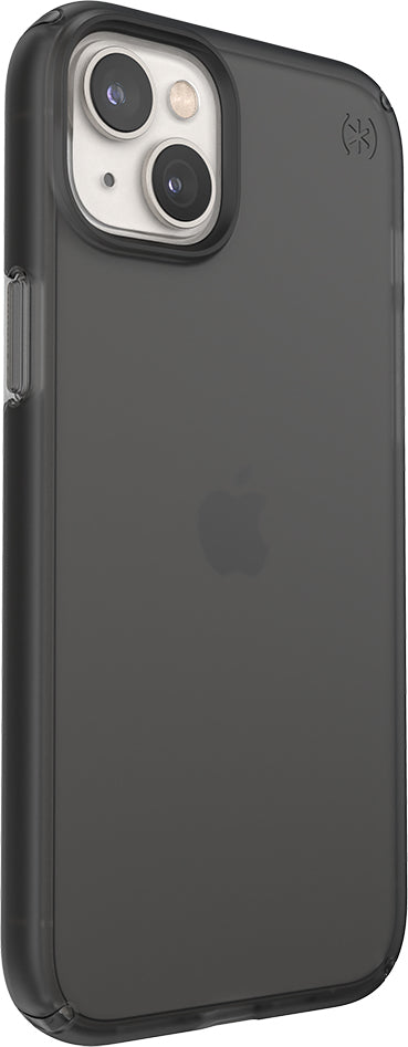 Speck Presidio Perfect Clear Mist Apple iPhone 14 Plus/15 Plus Obsidian Black - with Microban