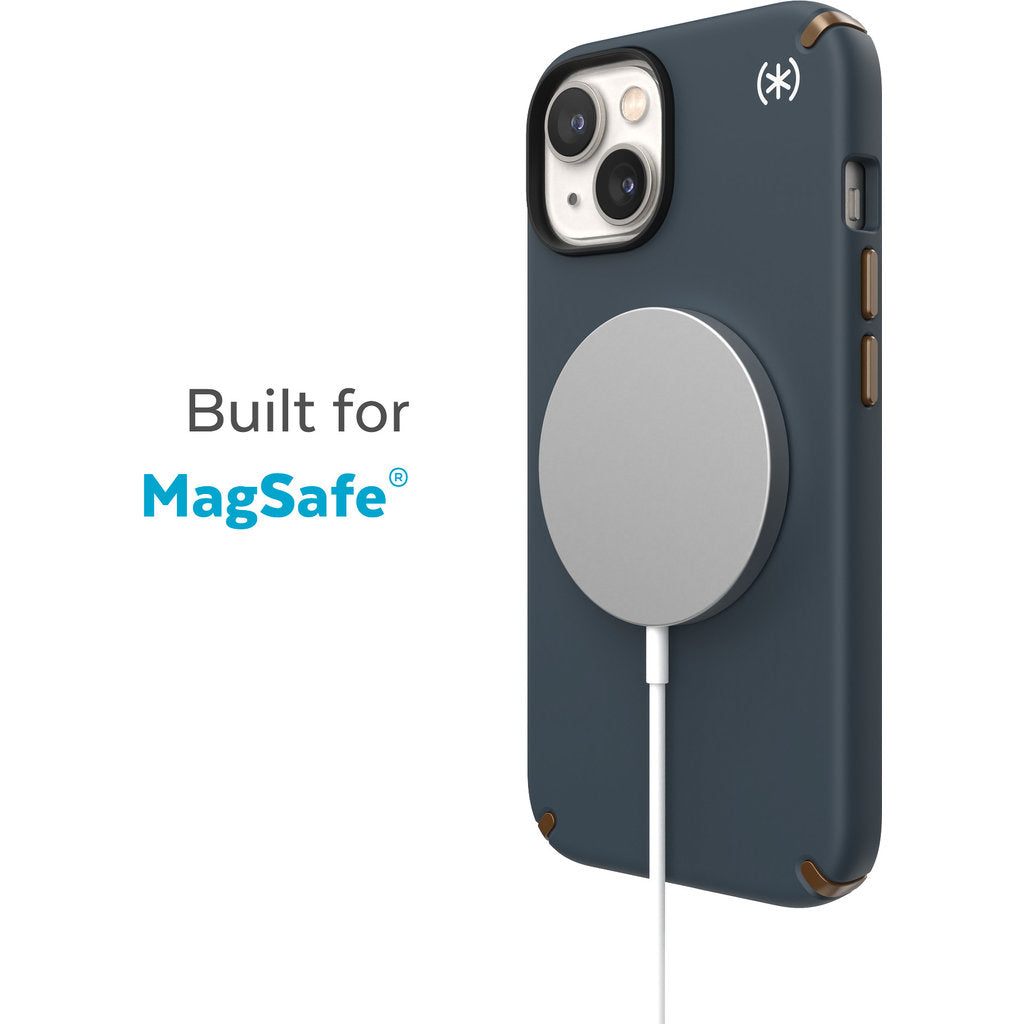 Speck Presidio2 Pro + MS Apple iPhone 14 Plus/15 Plus Charcoal Grey-  with Microban