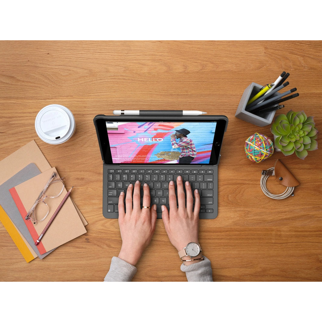 Logitech Slim Folio Keyboard Apple iPad 10.2 (7th Gen, 8th Gen, 9th Gen)
