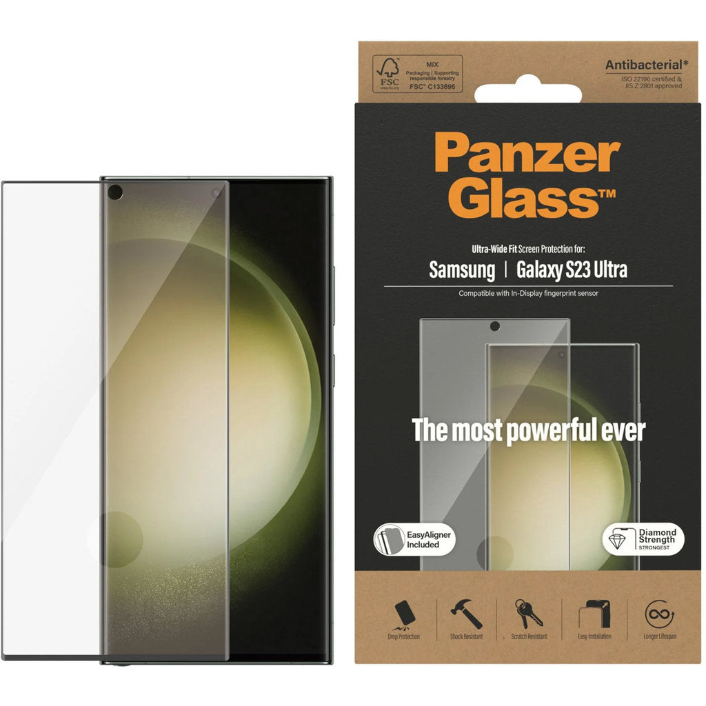 PanzerGlass Samsung Galaxy S23 Ultra UWF Super+ Glass AB with EasyAligner