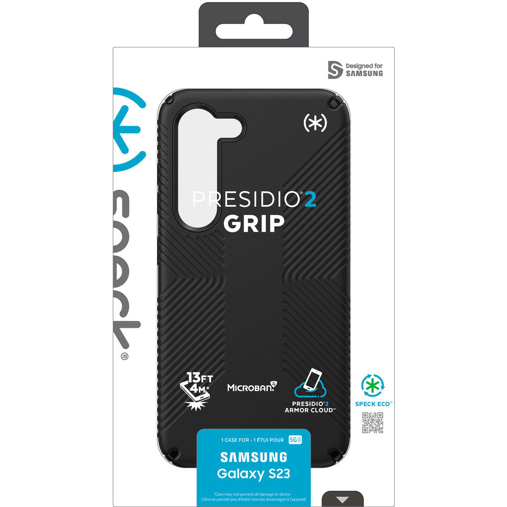 Speck Presidio2 Grip Samsung Galaxy S23 Schwarz - mit Microban