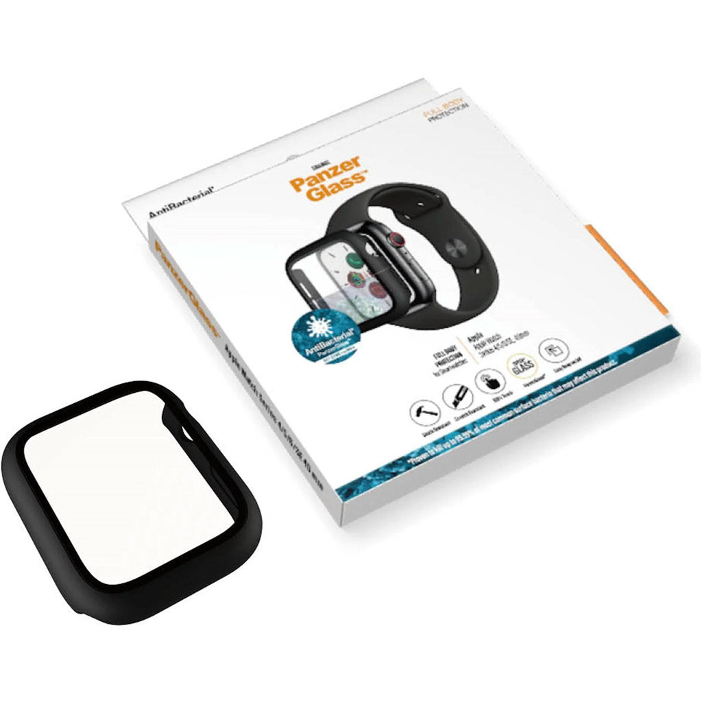 PanzerGlass Full Body Apple Watch 4/5/6/SE (40 mm) – Schwarz Antibakteriell
