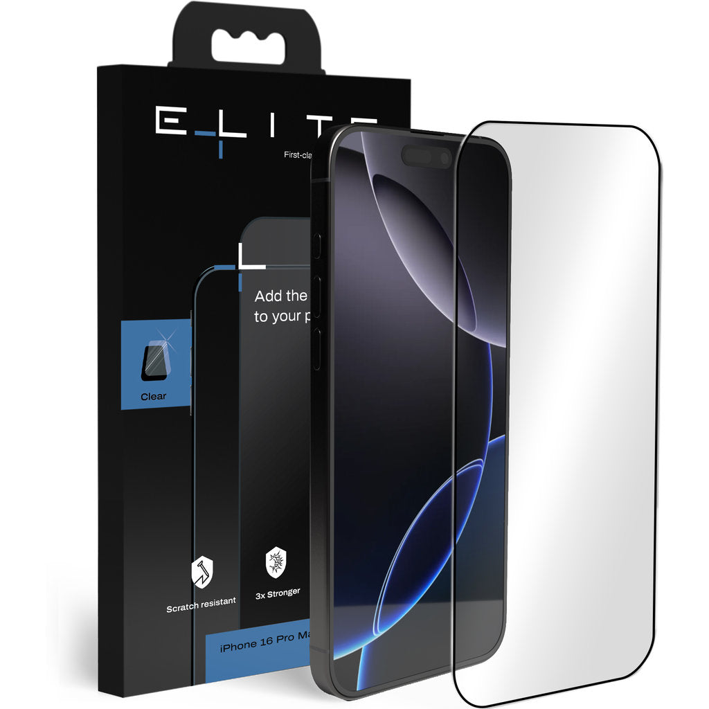 Elite Screenprotector Glass Clear for  iPhone 16 Pro Max