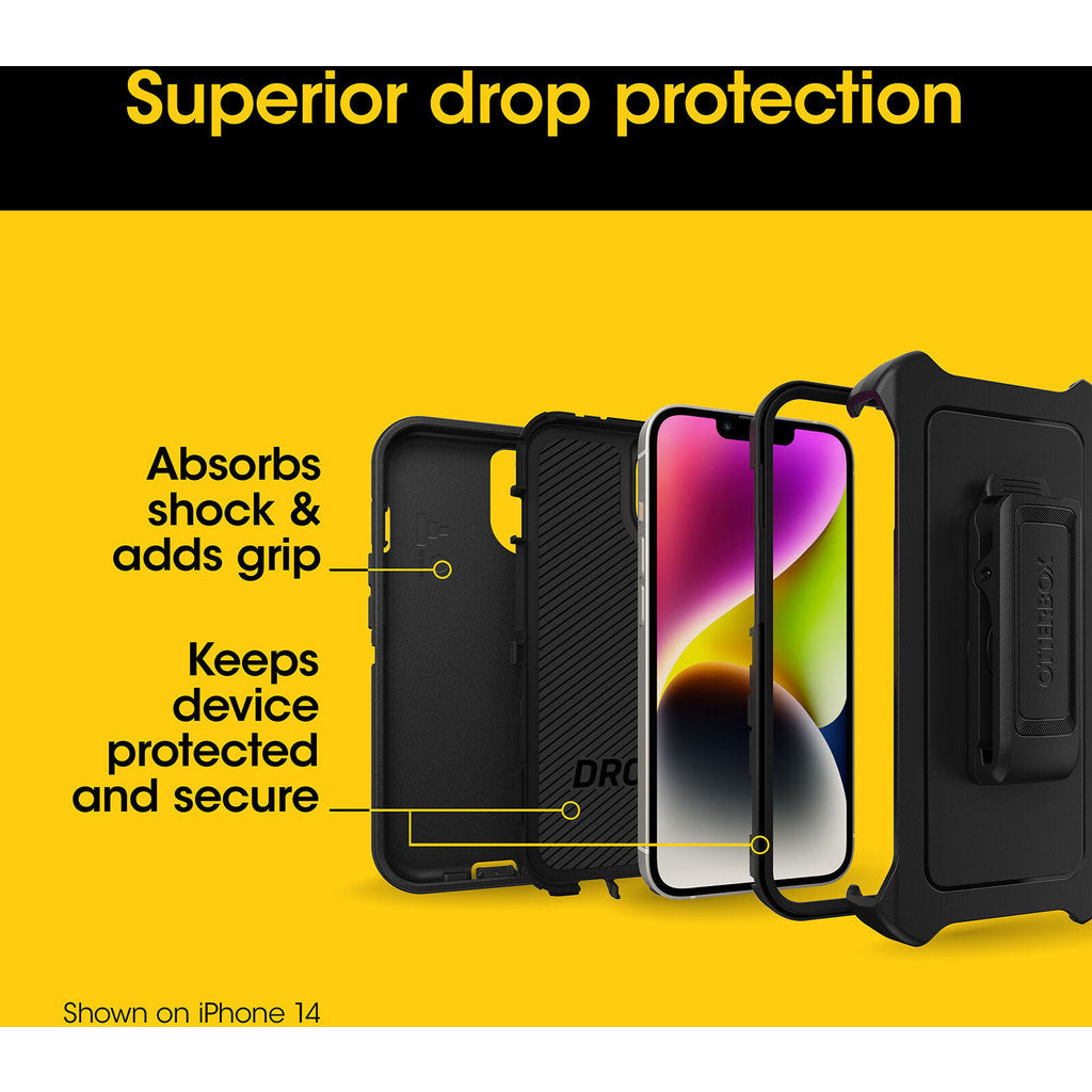 OtterBox Defender Case Apple iPhone 15 Pro Max Schwarz