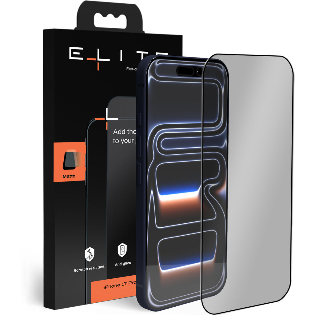 Elite Screen Protector Glass Matte for iPhone 17 Pro
