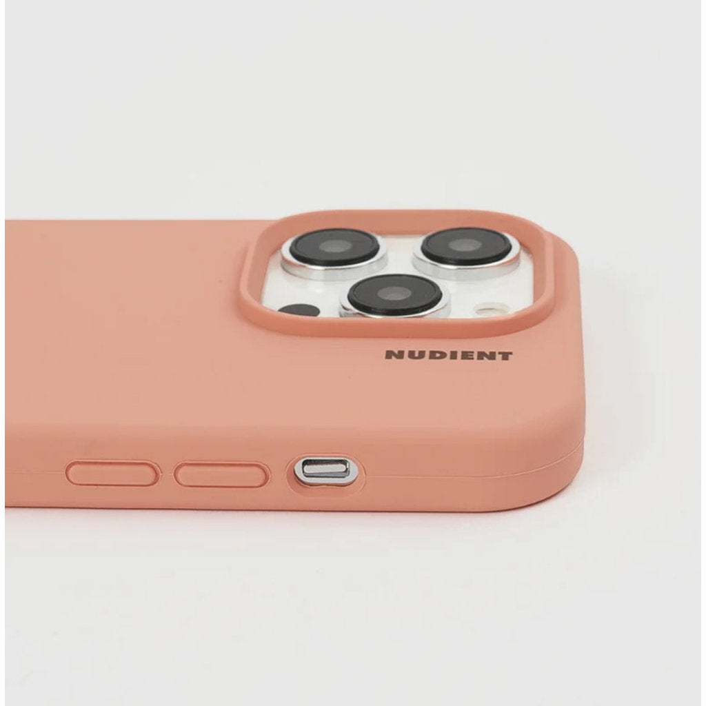 Coque Nudient Base Case iPhone 14 Pro Orange Pêche