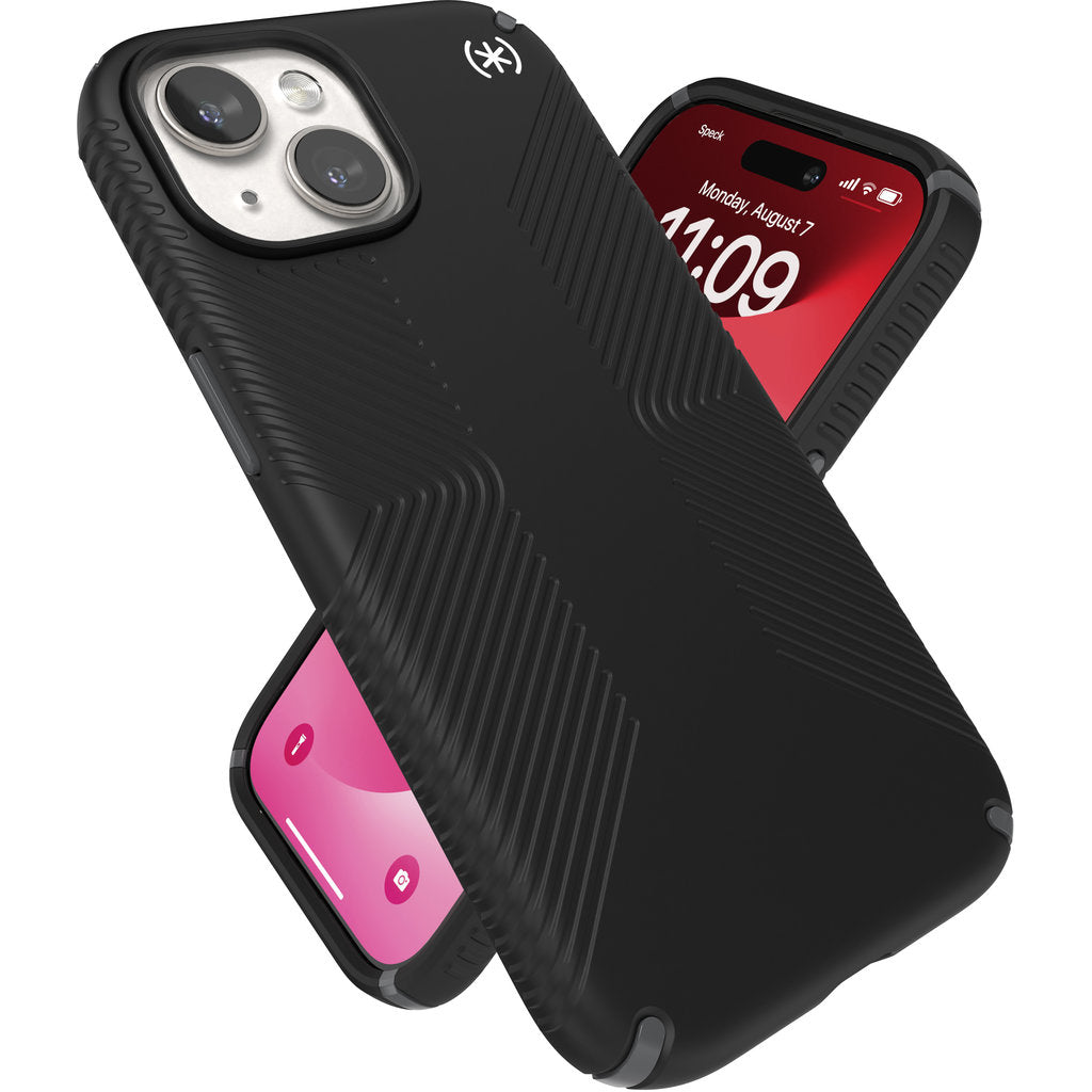 Speck Presidio2 Grip Apple iPhone 17e/16e/15/14/13 Black -  with Microban