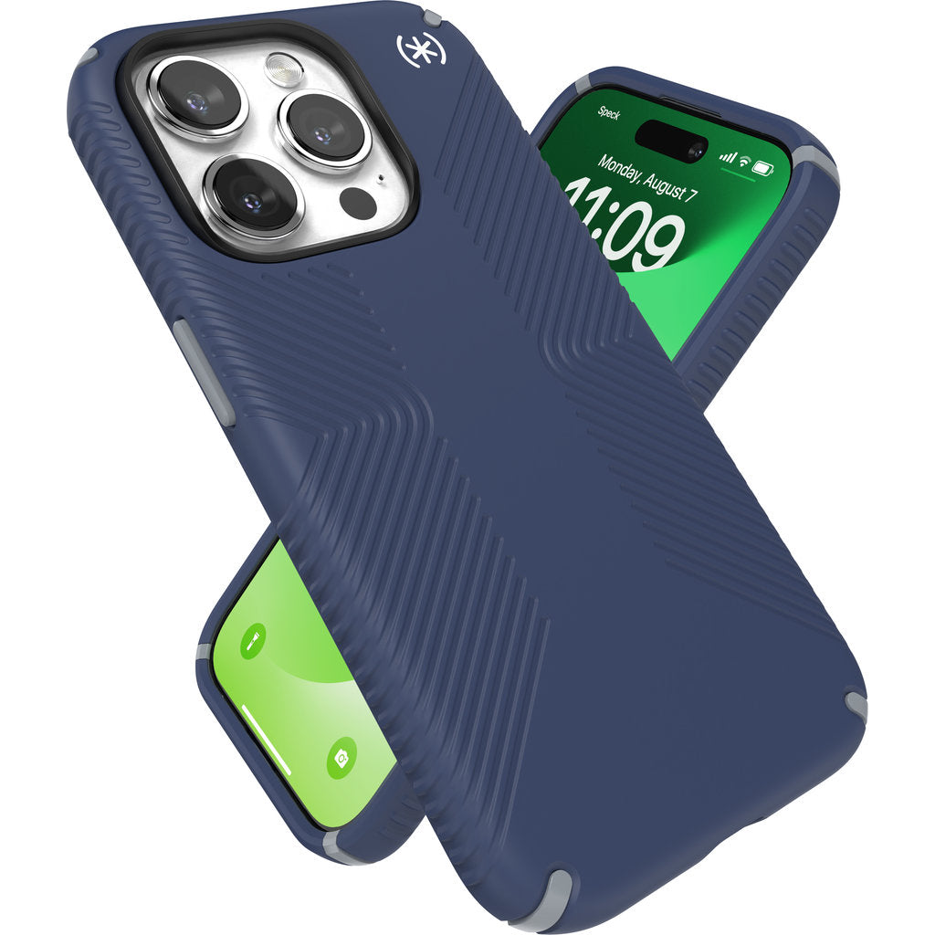 Speck Presidio2 Grip Apple iPhone 15 Pro Coastal Blue – mit Microban