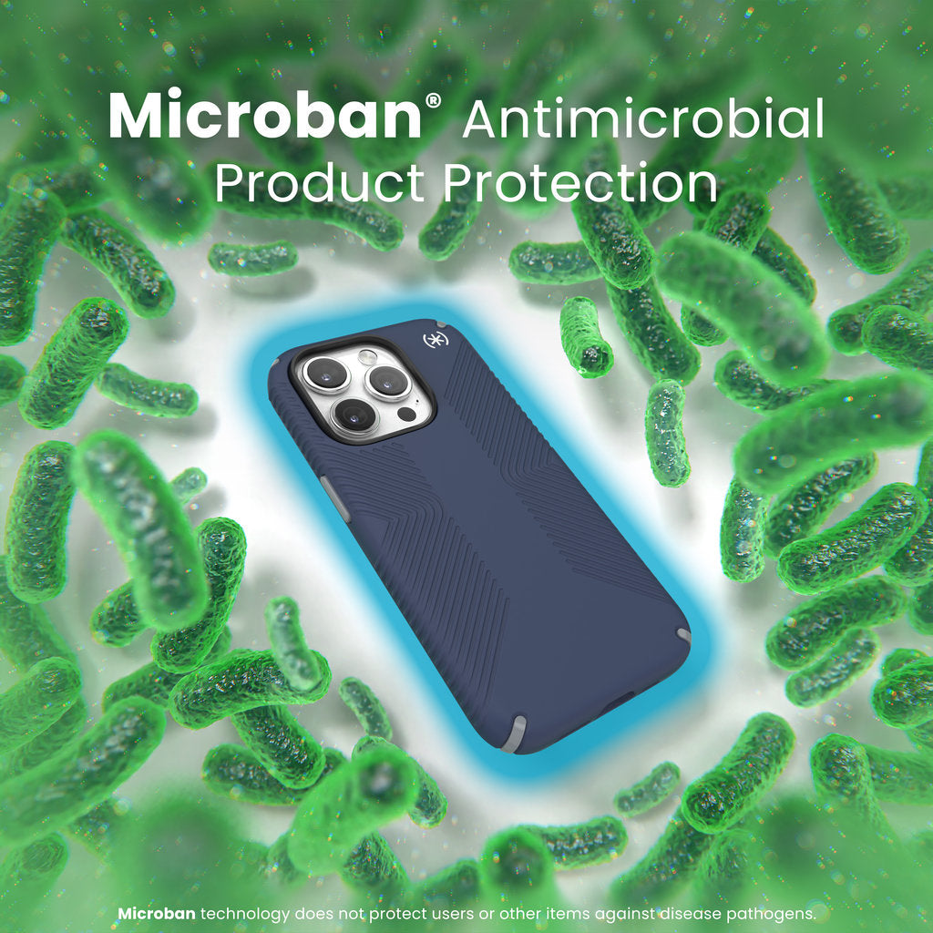 Speck Presidio2 Grip Apple iPhone 15 Pro Coastal Blue – mit Microban