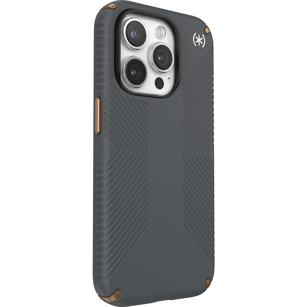 Speck Presidio2 Grip Apple iPhone 15 Pro Charcoal Grey – mit Microban