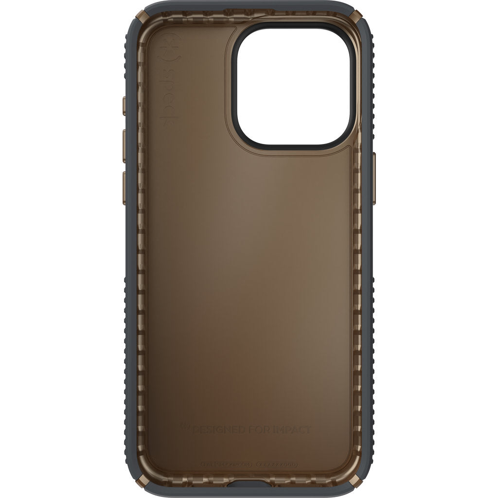 Speck Presidio2 Grip Apple iPhone 15 Pro Max Charcoal Grey -  with Microban