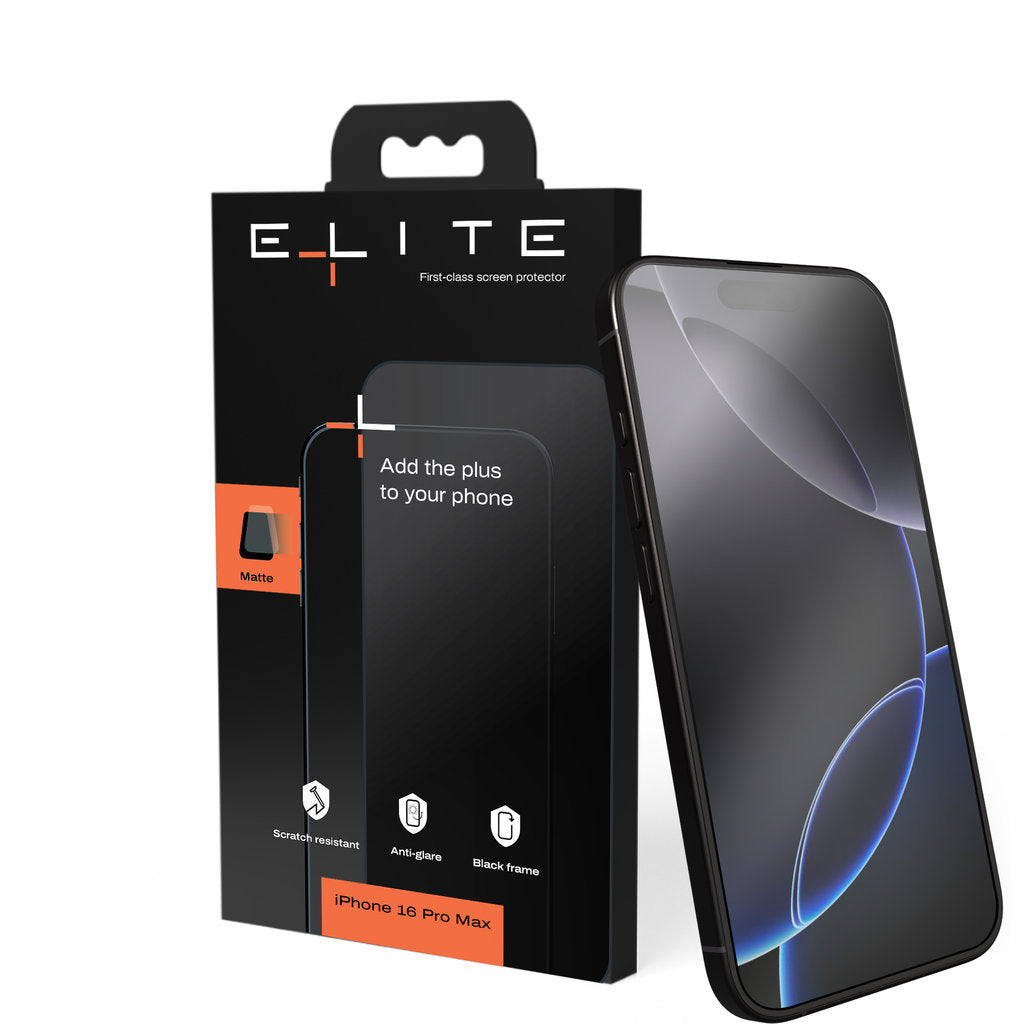 Elite Screen Protector Glass Matte for iPhone 16 Pro Max