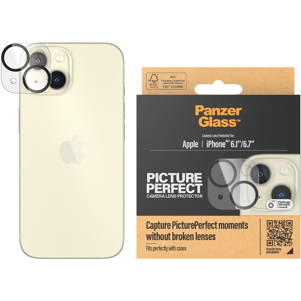 PanzerGlass Picture Perfect Camera Lens Protector Apple iPhone 15/15 Plus