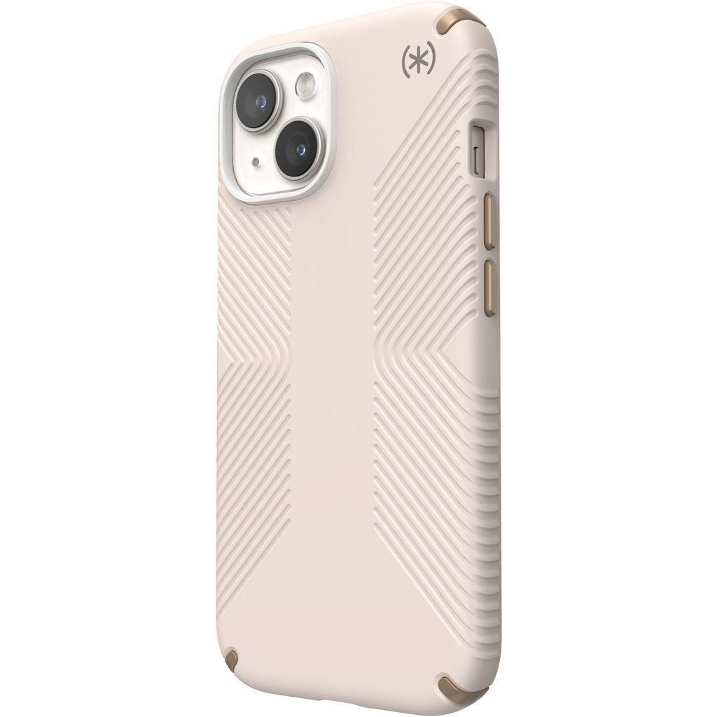 Speck Presidio2 Grip Apple iPhone 17e/16e/15/14/13 Bleached Bone -  with Microban