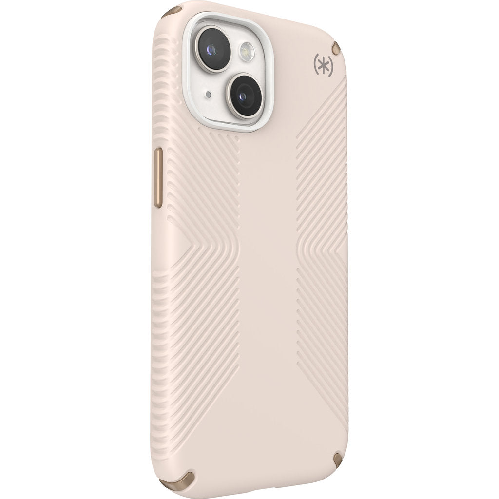 Speck Presidio2 Grip Apple iPhone 17e/16e/15/14/13 Bleached Bone -  with Microban